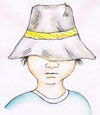 boy wearing hat