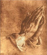 praying hands by Duer